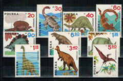 1965. Ősállatok 10 érték bélyeg