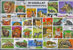 Állatok (csak vad)-50 klf. bélyeg