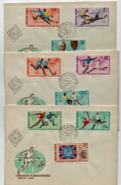 1966. Labdarugó Világbajnokság (II.) sorozat, 9 érték