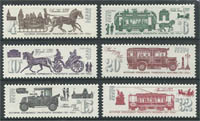 1981. Közlekedési eszközök 6 érték