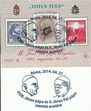 2014. Róma, 2014. 04. 27. Szentté avatás