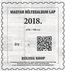 MAGYAR BÉLYEGALBUM LAP 2018.