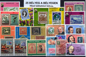 Bélyeg a bélyegen-25 klf. bélyeg