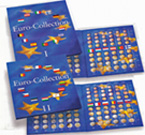 EURÓ-gyűjtemény érmealbum PRESSO I., PRESSO II., garnítúra, két kötet
