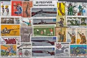 Fegyverek-25 klf. bélyeg