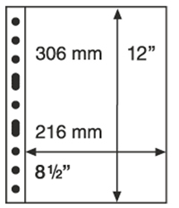 Papírpénz fedélhez tok, tasak  (GRANDE, 1C)  5db/csg