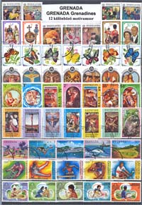 GRENADA + GRENADA Grenadines 7 klf. motívumsor