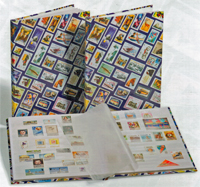 Berakókönyv bélyeges borítóval, fehér lap bélyegalbum, HOBBY, A/4