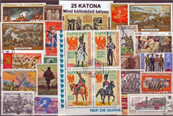 Katonaság-25 klf. bélyeg
