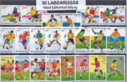 Labdarúgás-50 klf. bélyeg