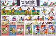 Labdarúgás France '98-50 klf. bélyeg