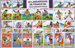 Labdarúgás France '98-50 klf. bélyeg