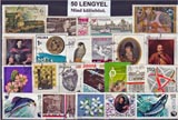 Lengyel motívum és képes 50 klf. bélyeg