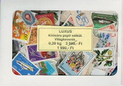 Luxus világkeverék papír nélkül 0,20 kg  (vegyes bélyegek)