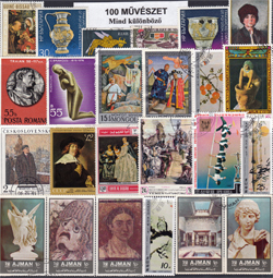 Művészet-100 klf. bélyeg