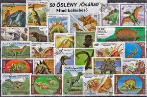 Ősállatok-50 klf. bélyeg,