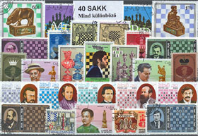 40 klf.  Sakk bélyeg