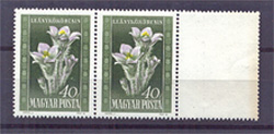 1950 . Virág (I.) jobb oldalon üres mezővel 40 filléres