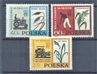 1963. Harc az éhezés ellen 3 érték bélyeg