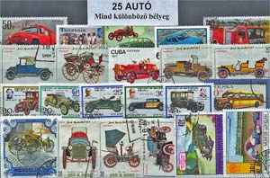 Autó-25 klf. bélyeg