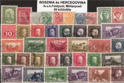 BOSZNIA és HERCEGOVINA 35 különféle bélyeg