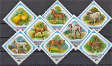 1982. Kölyökállatok  8 érték