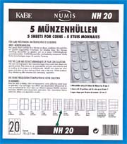 Éremberakó pótlap, NUMIS formátumú éremberakóhoz (NH 20)