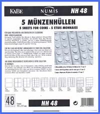 Éremberakó pótlap, NUMIS formátumú éremberakóhoz (NH 48)