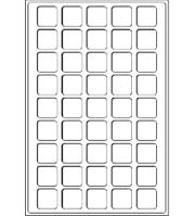 Pót táblák kék színben alumínium érme  bőröndhöz  2 db/csg. /TAB CHAMP, 45 BL/