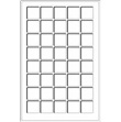 Pót táblák kék színben alumínium érme bőröndhöz 2 db/csg. /TAB 40 BL/