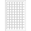 Pót táblák kék színben alumínium érme bőröndhöz 2db/csg. /TAB 77 BL/